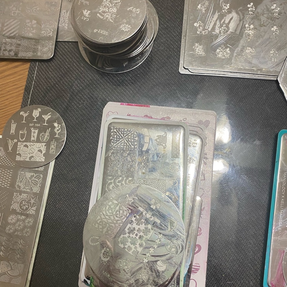 Nail Stamping Plates- from Disney to sports and everything in between.